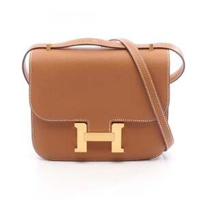 Hermes Constance 3 Mini Miroir Shoulder Bag/Handbag, Leather, Veau Epsom, Bro...